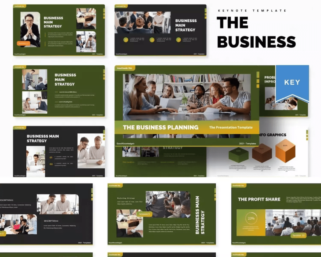 The Business Planning Keynote Template